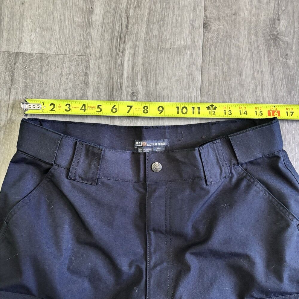 5.11 Tactical Series Cargo Pants Men's Size Large Navy Blue Ripstop Medical EMT - Picture 6 of 10